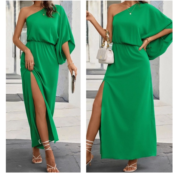 BellanBlue Dresses & Skirts - Vibrant One Shoulder Sexy Party Maxi Dress